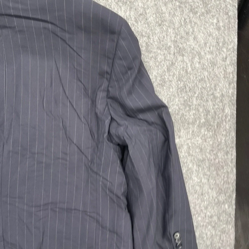 Brooks Brothers Blazer 346 Mens 42S Navy Pinstripe Wool Stretch Sport